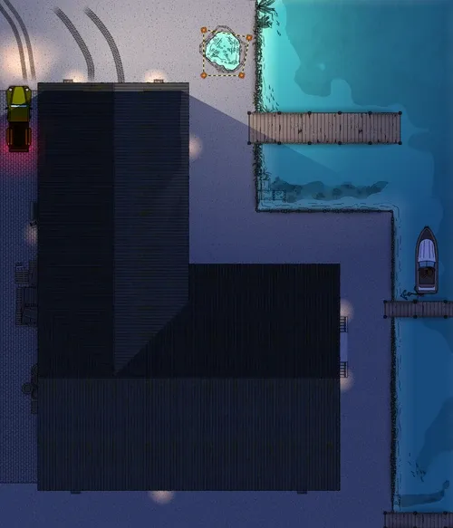 Warehouse Near The Docks - Roof - Night