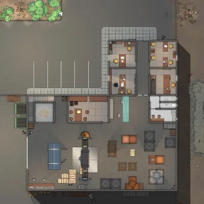 Warehouse With - Basement - Ground Floor - Day