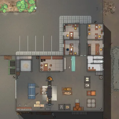 Warehouse With - Basement - Ground Floor - Smuggling - Day