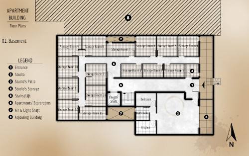 High Street Apartment Building - 35 x 22 - Cthulhu Architect