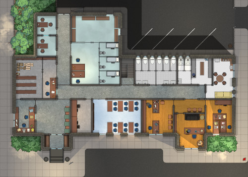 Arkham Police Station - Ground Floor - Day - Without Vehicles
