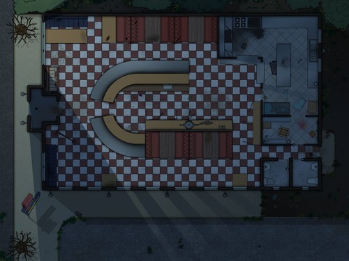 Cosy Diner - Abandoned - Night