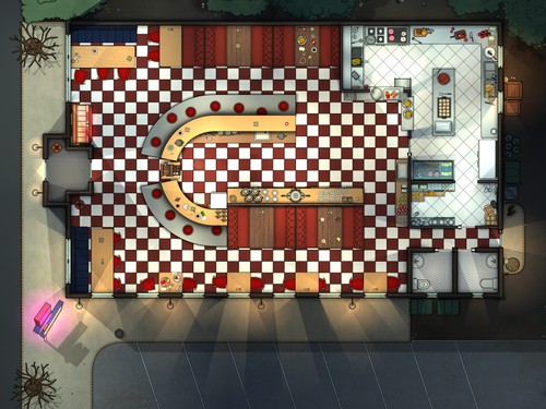 Cosy Diner - Night