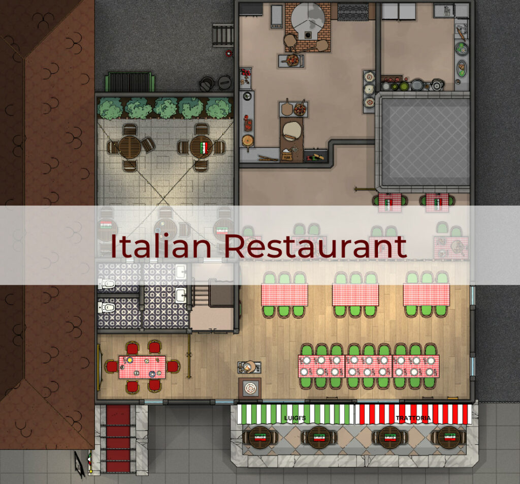 Italian Restaurant Map
