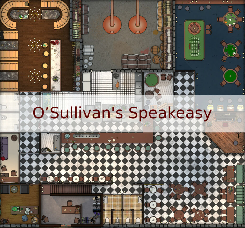 O’Sullivan's Speakeasy Map