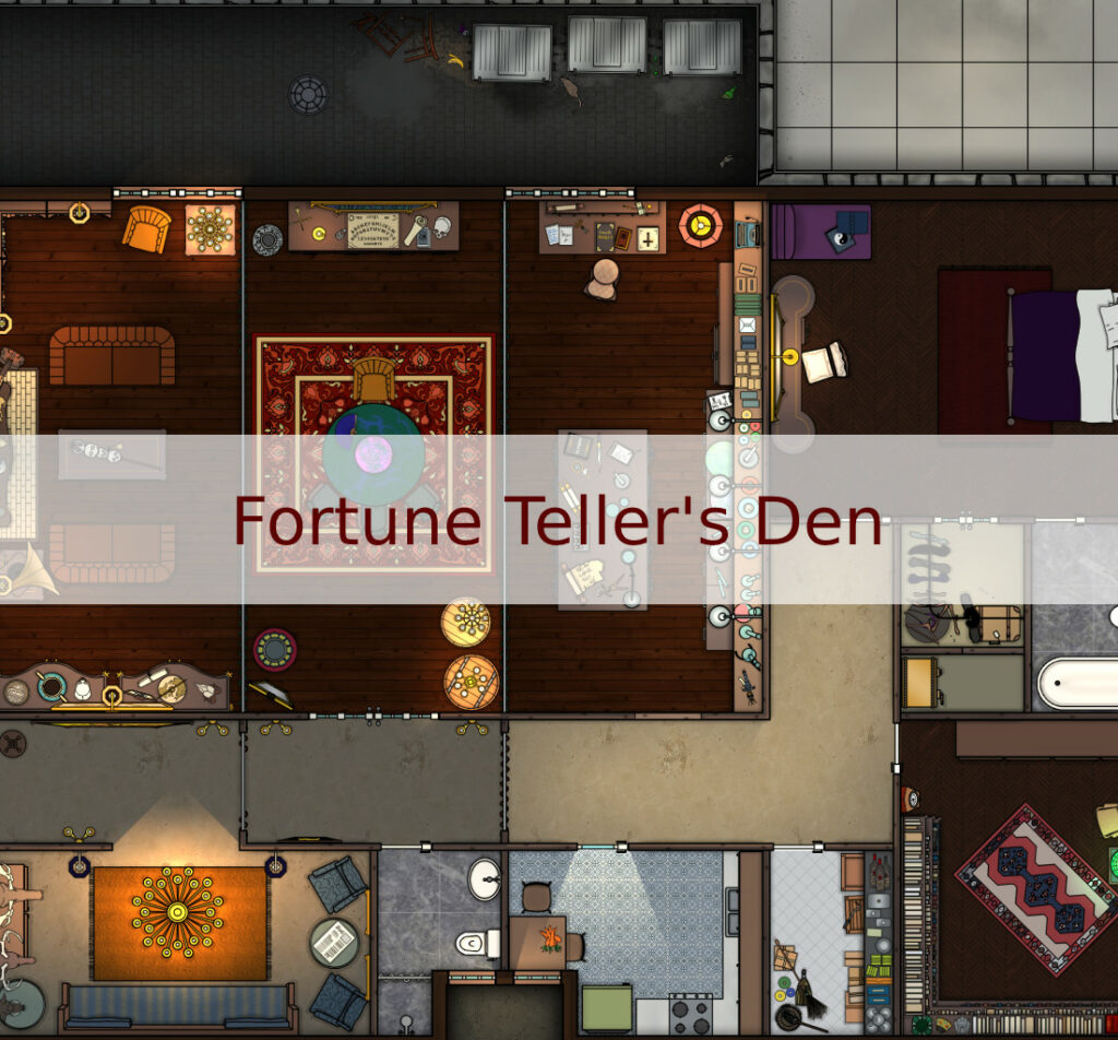 Fortune Teller's Den Map