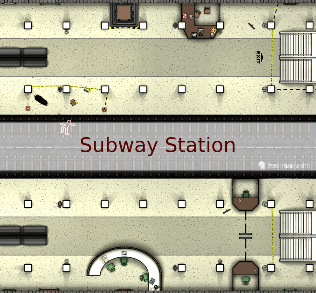 Subway Station Map