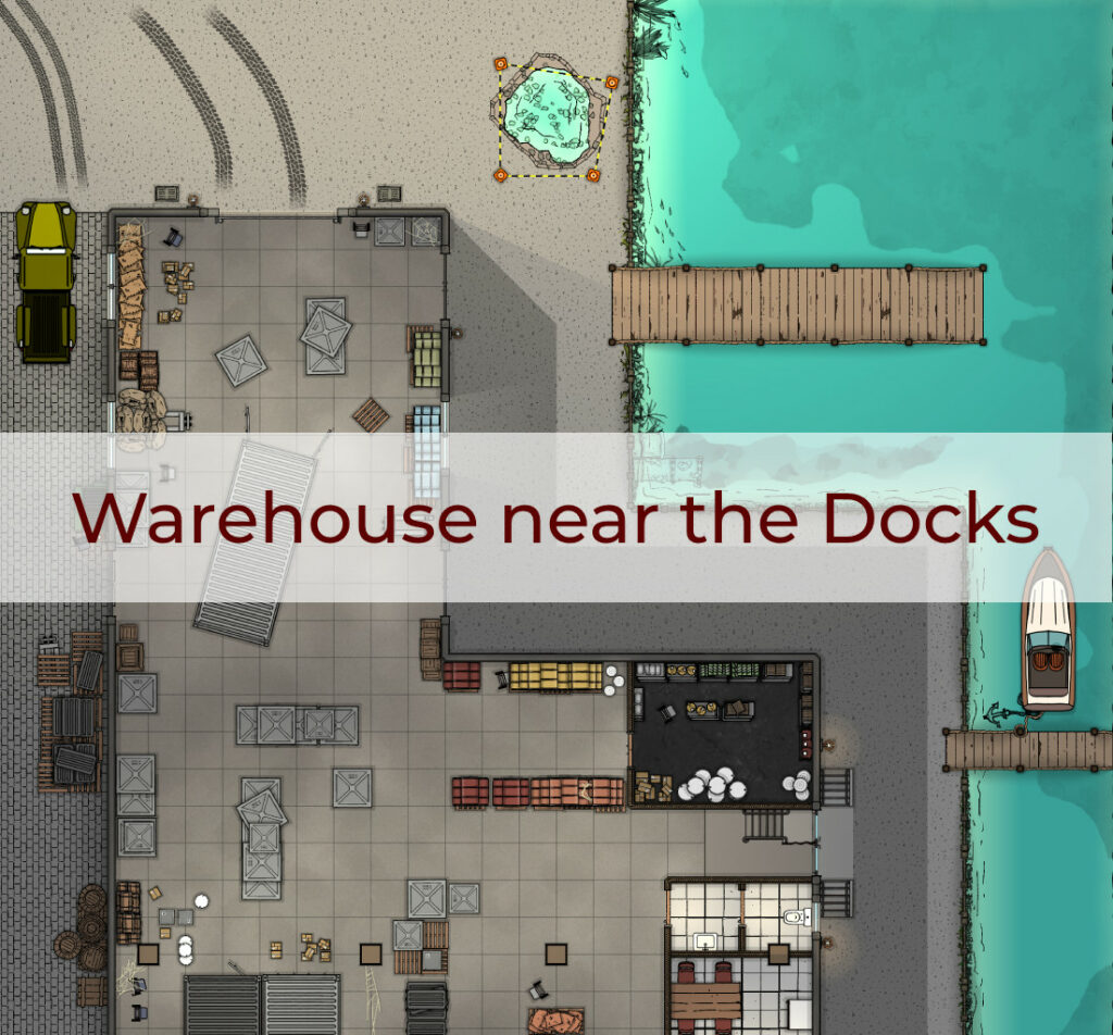 Warehouse near the Docks Map