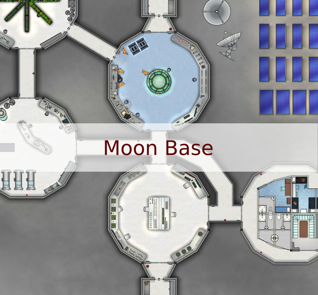 Moon Base Map