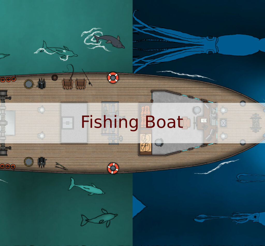 Fishing Boat Map