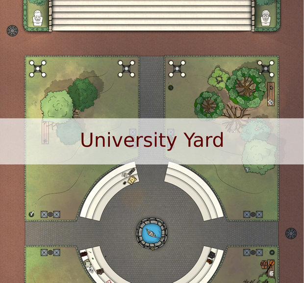 University Yard Map