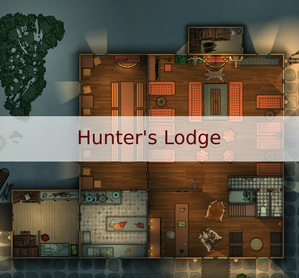 Hunter's Lodge - 30 x 30 - Cthulhu Architect