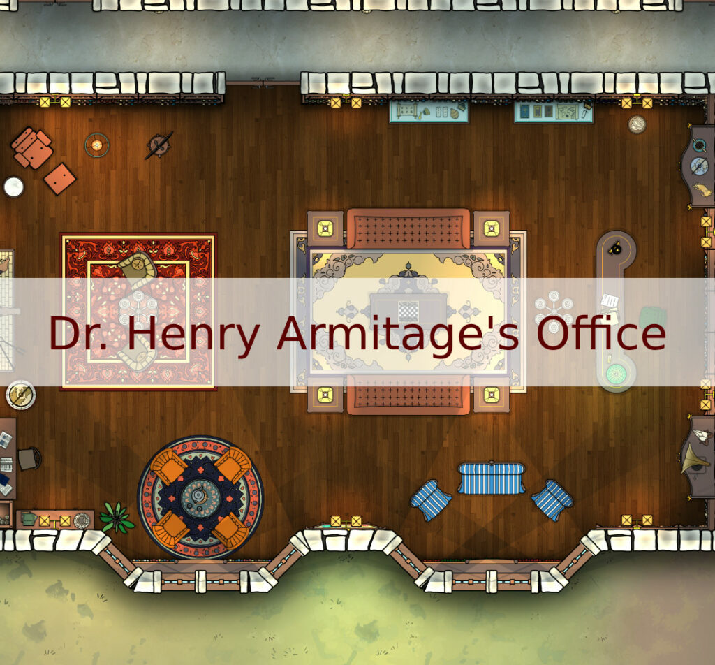 Dr. Henry Armitage’s Office Map