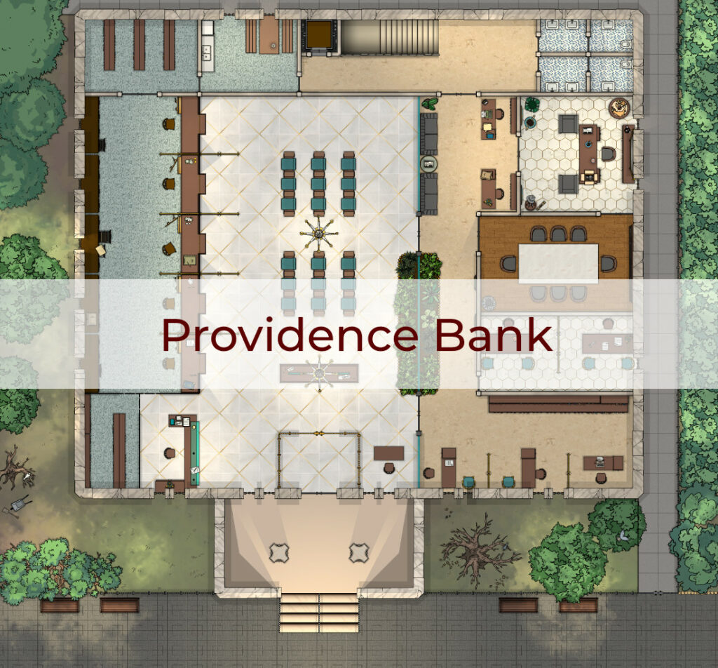 Providence Bank - 36 X 36 - Cthulhu Architect