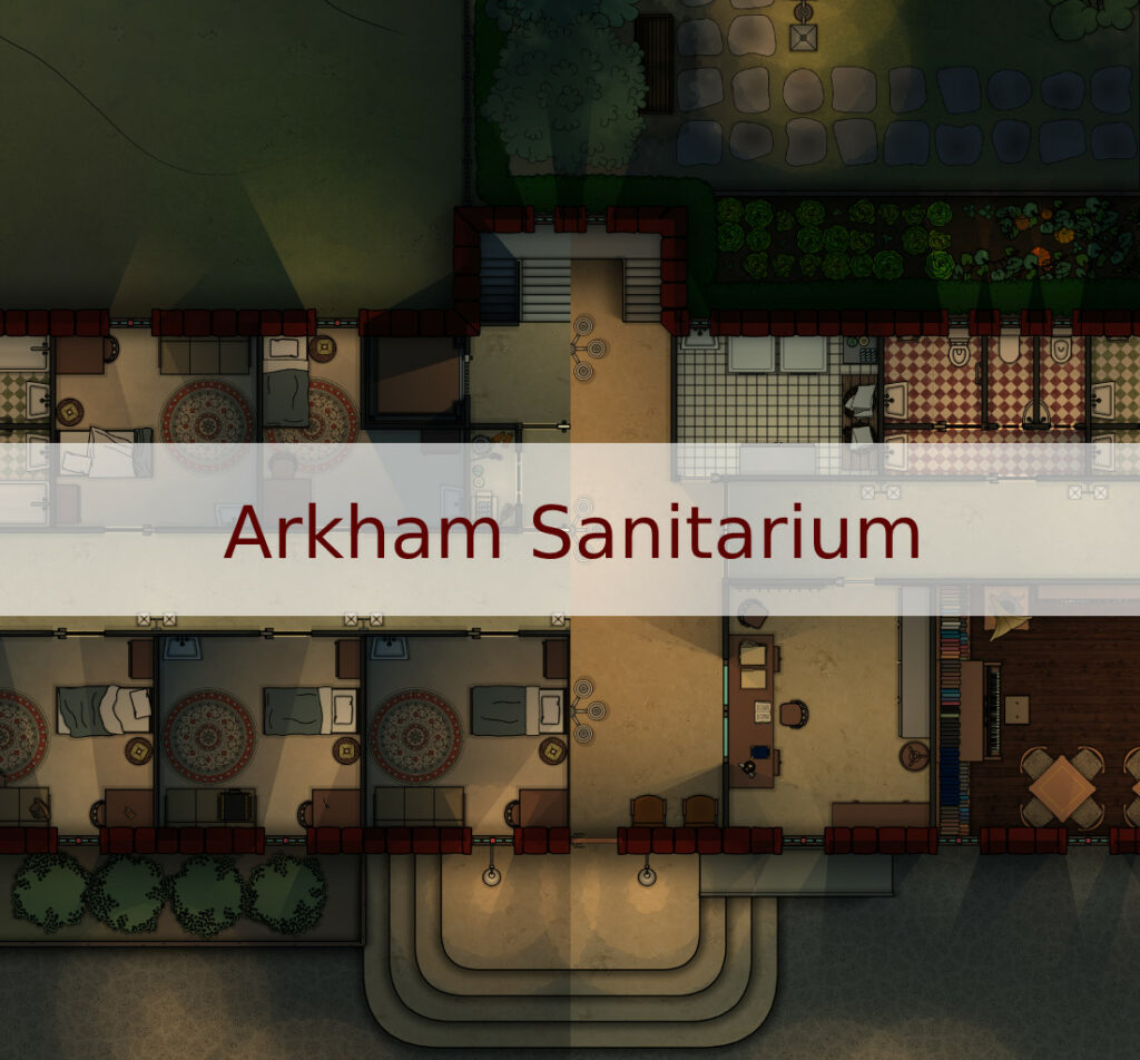 Arkham Sanitarium Map