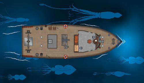Fishing Boat - Deck 1 - Squids