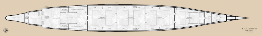 Floor Plan - Orlop Deck - Lower Level