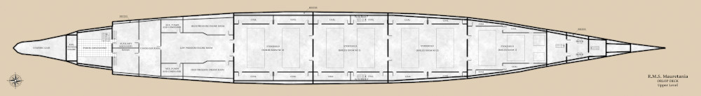 Floor Plan - Orlop Deck - Upper Level