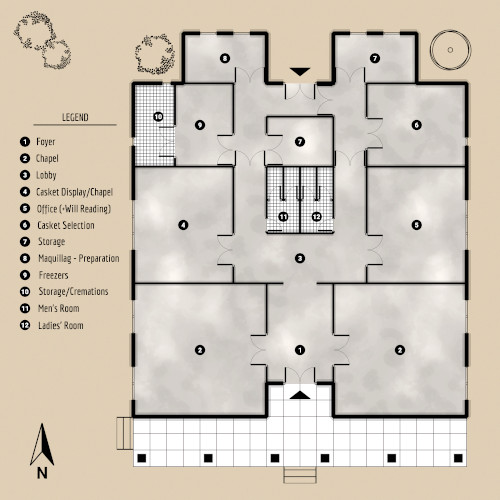Funeral Home - Floor Plan